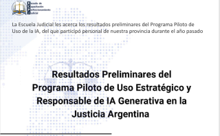 Resultados Preliminares del Programa de IA