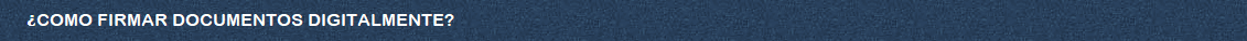 como firmar