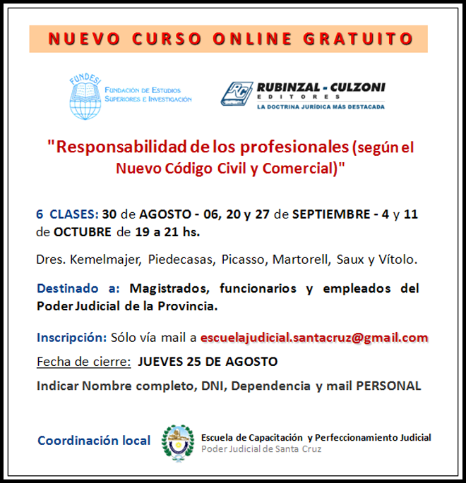 curso online resp profesionales