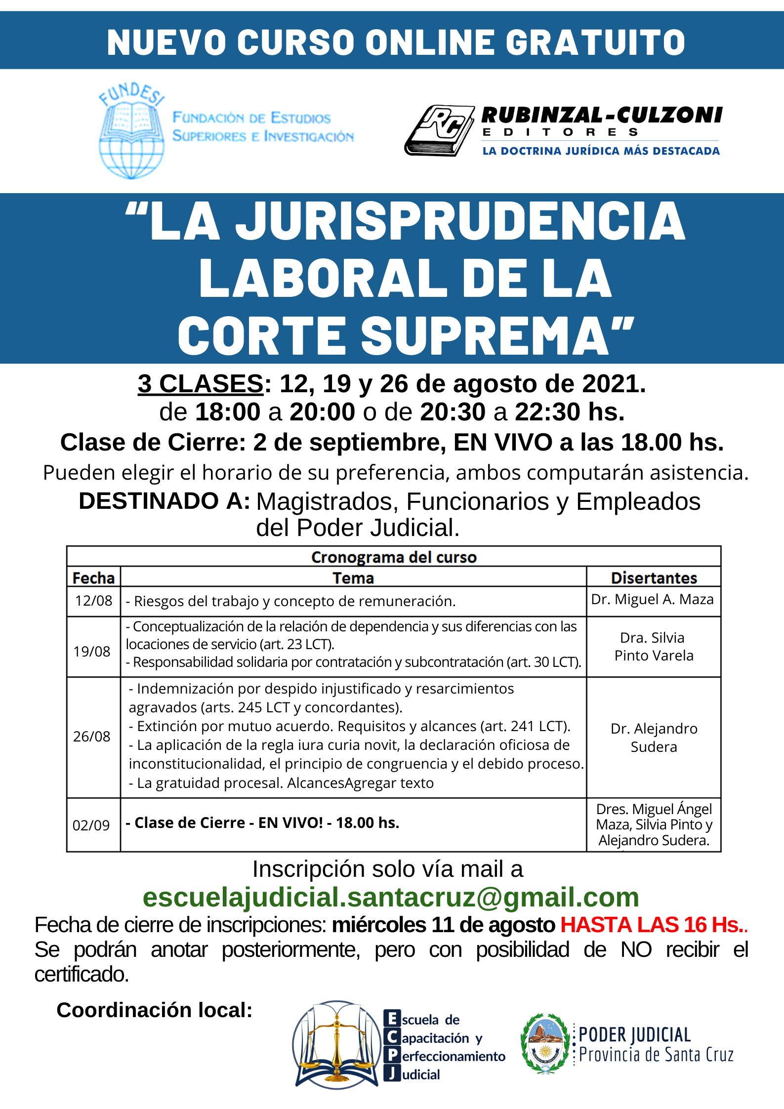 Charla IVE y Mil dias