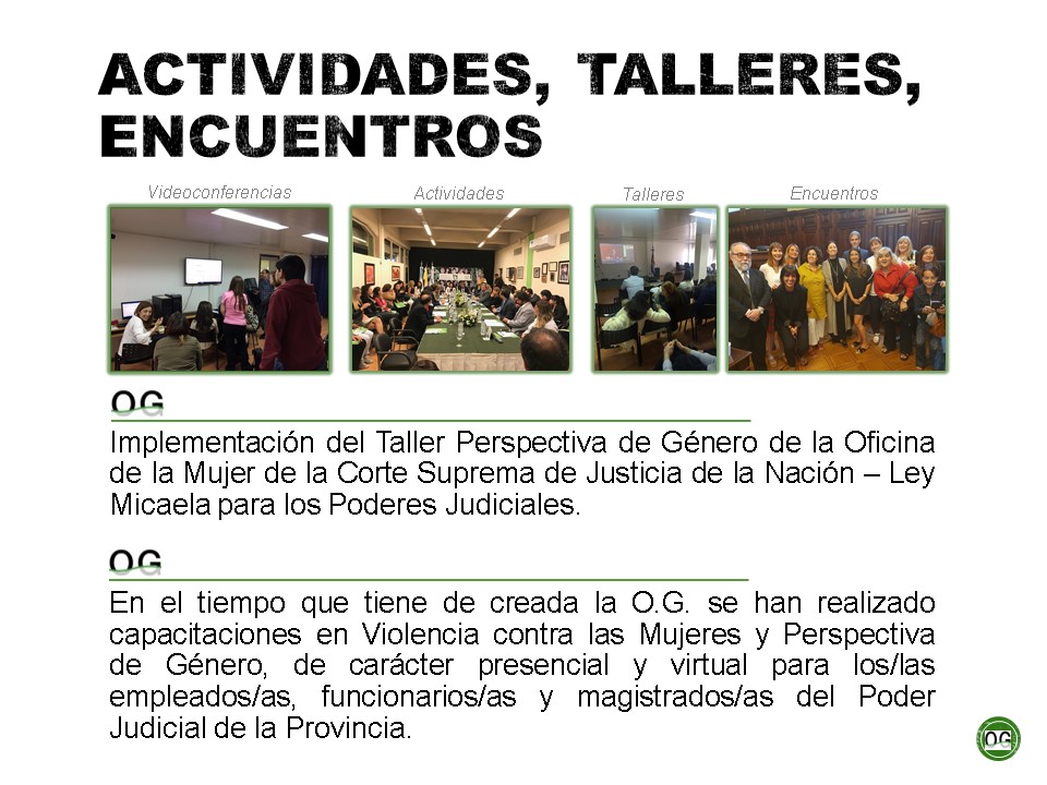 menu actividades